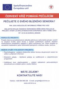 Červený kříž pomáhá pečujícím