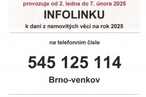 Finanční úřad - Infolinka pro Brno - venkov