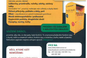 Charitativní sbírka 1.6 - 4.6.2026
