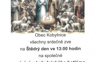 Zpívání u kobylnického betléma 24.12.2024