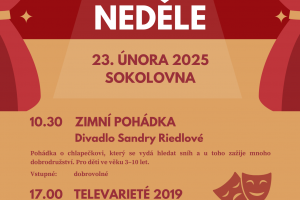 Divadelní neděle 23.2.2025 Šlapanice